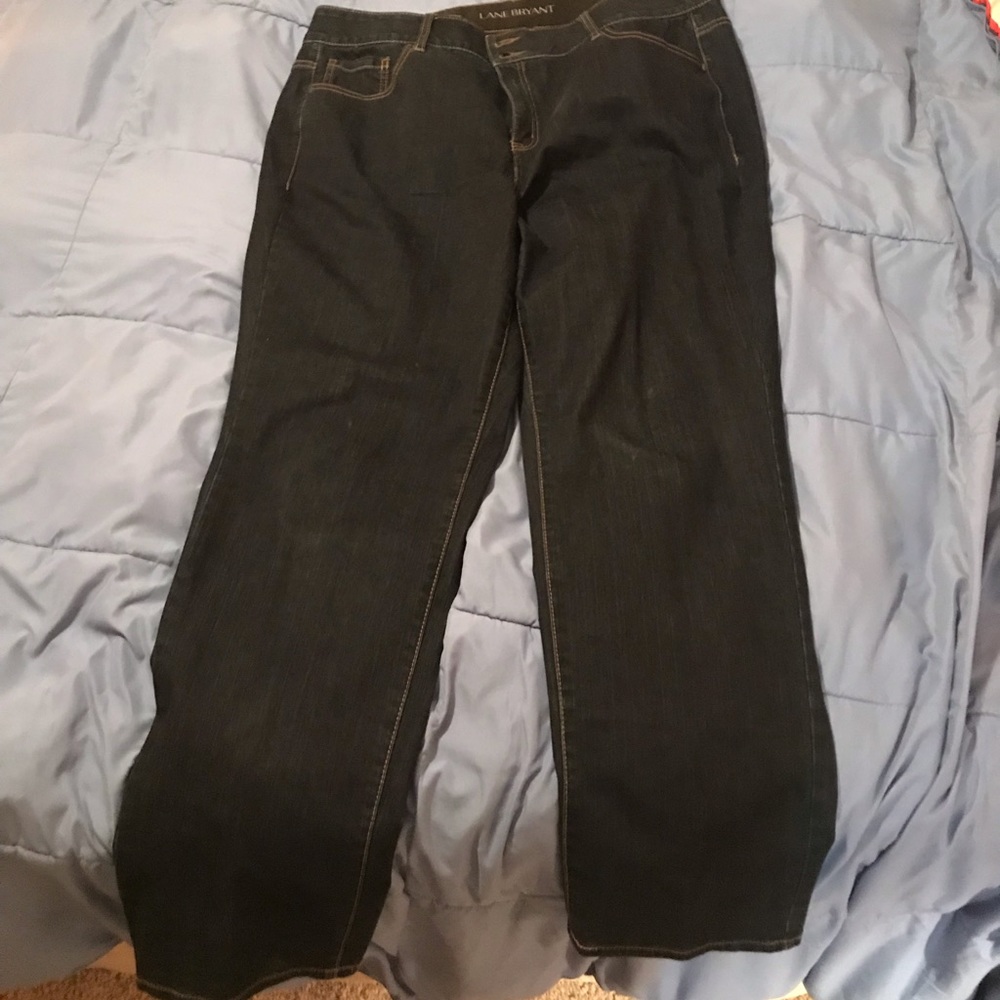 Lane Bryant high rise straight 22